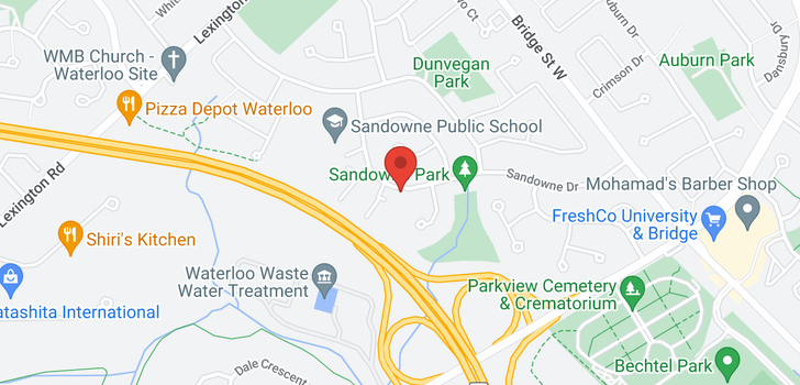 map of 15 -  285 SANDOWNE Drive